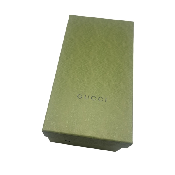 GUCCI PATENT HORSEBIT BLOCK HEEL MULES